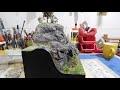 The Wolf DIORAMA TUTORIAL / How to make rocks and soil