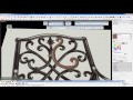 Sketchup - SubD Ornamental Chair Modeling pt. 1