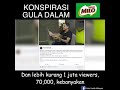 Konspirasi Gula Dalam Milo