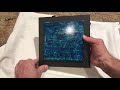 Alcohol ink - mounting tiles on cradleboard