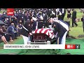John Lewis' casket arrives at South-View Cemetery in Atlanta