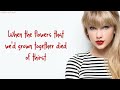 Taylor Swift - Clean (Lyrics)