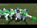 NEW 3D BUZZ LIGHTYEAR vs 2D BOOZ vs ALL 3D SANIC CLONES MEMES In Garry's Mod