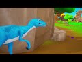 Red Trex Turns into Black Trex - Super Dinosaurs to Adventure Rescue Red Trex | Jurassic World