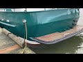 Steel North Sea Trawler expedition vessel hull paint complete