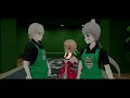 Genshin Impact Hoyo Cafe Opening Movie Clip in VRChat