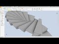 Autodesk inventor Create Spiral Staircase with Sheet Metal  Exercise 46