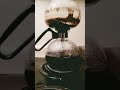 Vacuum coffee maker slow-mo