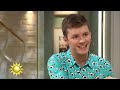 Trisskraparen får Jenny Strömstedt att vika sig av skratt - Nyhetsmorgon (TV4)