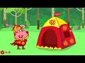 Rainbow Balloons Song 🎈🎈Wolfoo Kids Songs👶🌈 Baby Wolfoo Nursery Rhymes & Kids Song