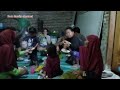 makan malam halal bihalal keluarga sangat seru sekali