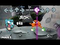 Pibby ALL PHASES | Come Learn With Pibby x FNF Mod (Finn, Gumball, Jake, Tails, Phineas, Jumbo Josh)