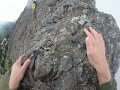 Free solo climb. Olympic National Park