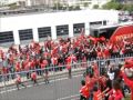 Recepção ao autocarro do Benfica no jogo do titulo com Olhanense