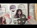 [ASMR] 칙칙하지만 예쁜 오늘의 다꾸 🩶 Decorating a Vintage Diary #빈티지다꾸 | Relaxing Paper Sounds