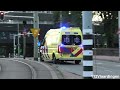 Brandweer, Ambulance en Rapid Responder met spoed van en naar verschillende meldingen in Den Haag!