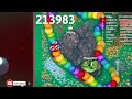 Snake.io 🐍 Rainbow Snake Skin Party 🐍 Zero To Hero Gameplay 🐍 KSA SNAKE GAME
