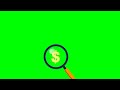 Money Searching magnifying Glass - Animation Green screen - No copyright