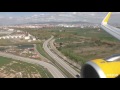 Vueling A321 ONBOARD GO AROUND at Barcelona-El Prat Airport