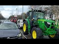 Tractors on go slow  for #Farmersprotest   at #Swansea . #NoFarmersNoFood