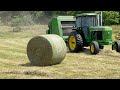 #Baling #hay #johndeere #farming #hay