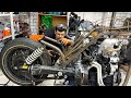 1400cc DIESEL MOTORCYCLE BUILD / FIRST RUN ENGINE. PART 2