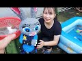 Vlog Rabbit Catches Shark, Searches for Rabbit Under Duck Pond, Turtle, Crocodile Episode 4