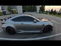 Atomic Silver Lexus RC F TE Walk Around