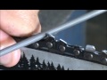 How to sharpen a chainsaw