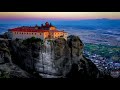 Living on the rocks, Meteora view from drone HD 24p + Photos by UPTEAM.GR