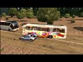 Two Buses Crash in Front of Police vehicle, And They Know Why Eurotruck Simulator 2 tamilPrivate Bus