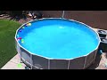How to clean a GREEN ABOVE GROUND POOL
