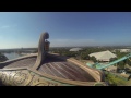 Journey To Atlantis Water Coaster POV SeaWorld San Antonio Texas