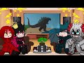 🦖•Godzilla Y Los Otras Criaturas Reaccionan: Godzilla vs Red Death Y SalvajiBestia•🐉||Gacha Club||