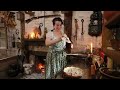 Making Dinner in 1796 |Fire Cooking Delicious Meat| ASMR Real Historic Recipes