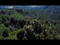 Rudolfův kámen, Bohemian Switzerland National Park, Czech Republic - 4K DJI mini 2 Drone Footage