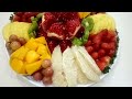 MY SIMPLE AND EASY FRUIT ARRANGEMENT #fruitplatter | Helen Tabinas Vlog