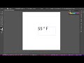 Degree symbol Adobe Illustrator Mac