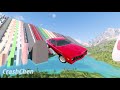 High speed car jumps 18-| BeamNg Drive | CrashChen