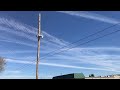 CHEMTRAILS ARE BACK IN WICHITA, KANSAS #1 of 2.       These are not contrails!