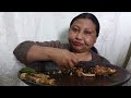 Chicken Curry With Onion and karela|Naga mukbang|Alokali vlogs Northeast India