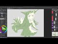 Suzuran fan art Process Timelapse | CSP