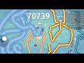 I reached 77,000+ points in snake.io🐍in the shortest possible time🐍Collect big score from the MAP🐍