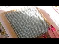 Beginners Tutorial. Weaving your first square with a Pin Loom.