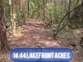 Lakefront 14.44 Acres For Sale 8/2024