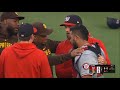 Washington Nationals, San Diego Padres BENCHES CLEAR! | Manny Machado SHOVES Keibert Ruiz FAN REACTS