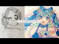 【7年間】小1〜中1イラスト成長記録/age7-13【アナログ・コピック】