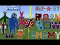 Alphabet Lore VS Rainbow Friends [Minecraft PE]