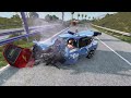 Police Car Chases Marathon #1 - BeamNG DRIVE | SmashChan