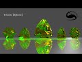 Gemstones || 3D Animation of gems || Tourmaline, Emerald, Ruby and Sapphire || the Angryjungle